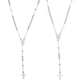 1 Piece Religious 304 Stainless Steel Prayer Beads Rosary Necklace